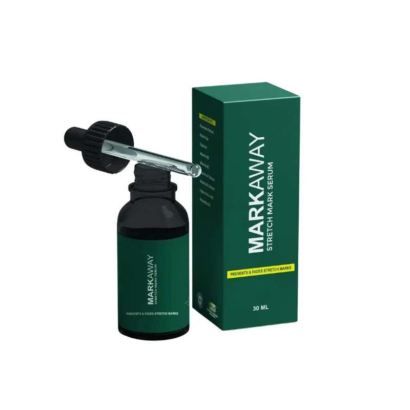 MARKAWAY Stretch Mark Repair Serum | Herbal Skin Repair Formula (Pack of 2)